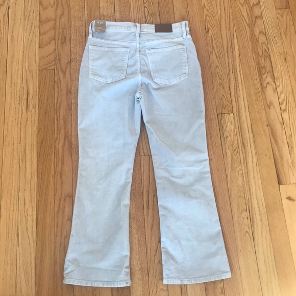 Madewell NWT Cali Demi Boot Gray Corduroy 28 - Picture 6 of 8